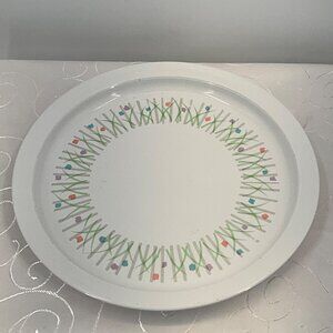 Classic Elegance By Corning Jardin 12" Serving Plate Floral Pattern